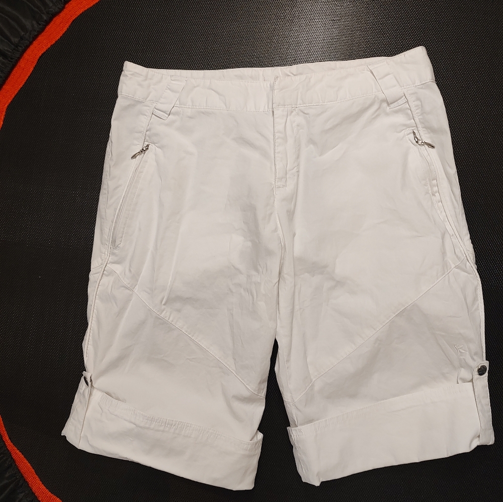 Danskin convertible length cotton shorts. Size small. - Picture 2 of 9